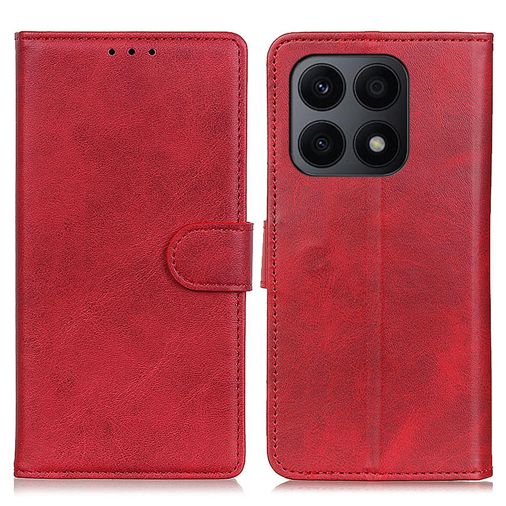 For Honor X8a 4G Cowhide Texture Leather Phone Shell Cover Supporting Stand Wallet Phone Case For Honor X8a 4G Cowhide Texture Leather Phone Shell Cover Supporting Stand Wallet Phone Case